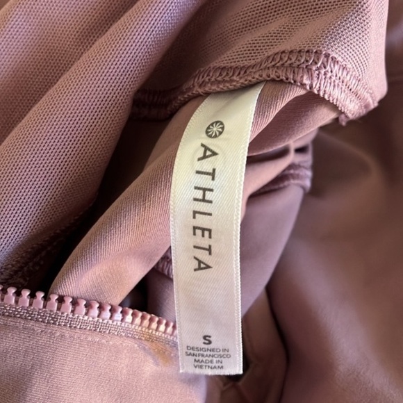 Athleta Matchpoint Dress 486471 w Sz S Women’s Sleeveless Mauve Dress - Picture 6 of 7